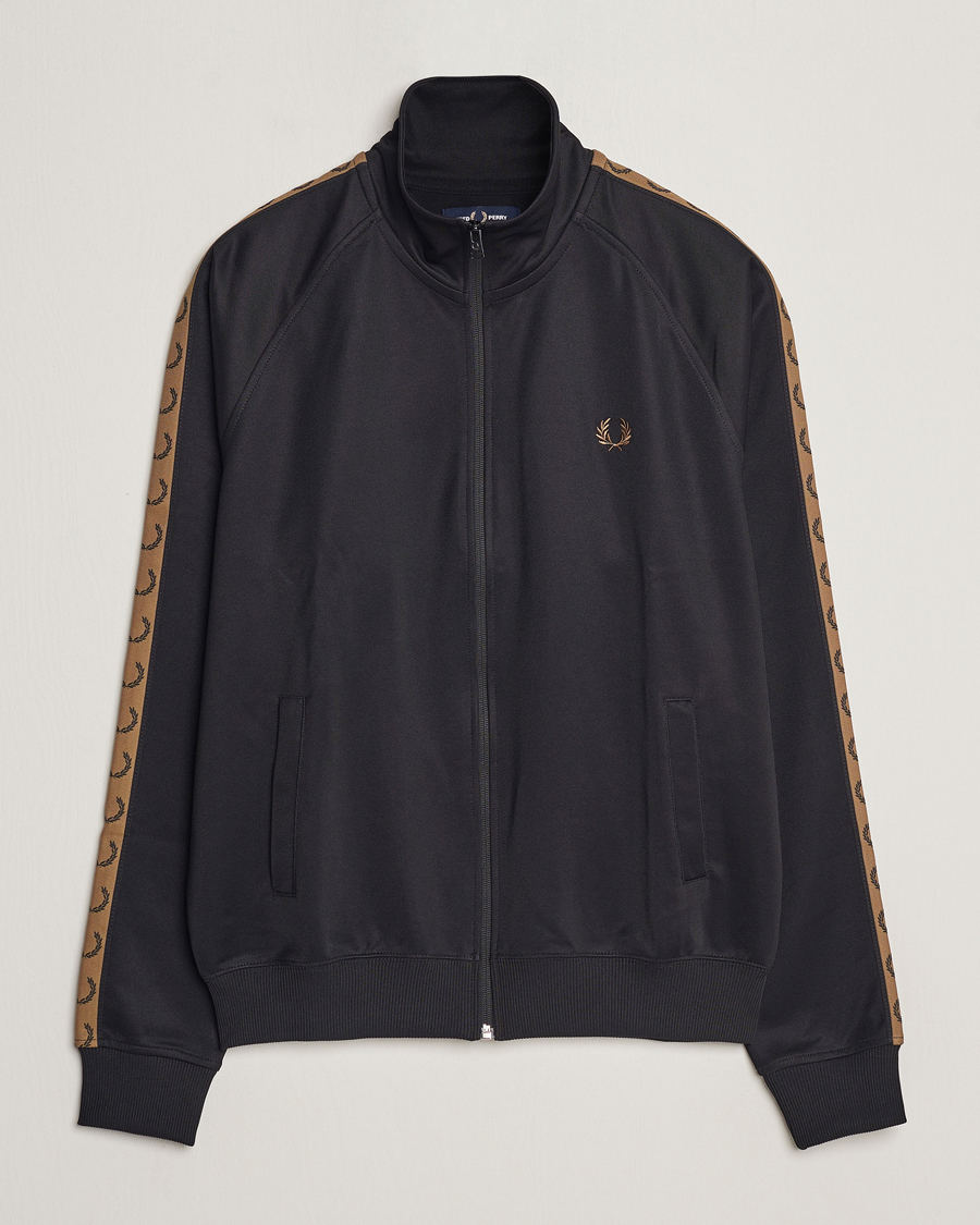 Mies | Puserot | Fred Perry | Taped Track Jacket Black
