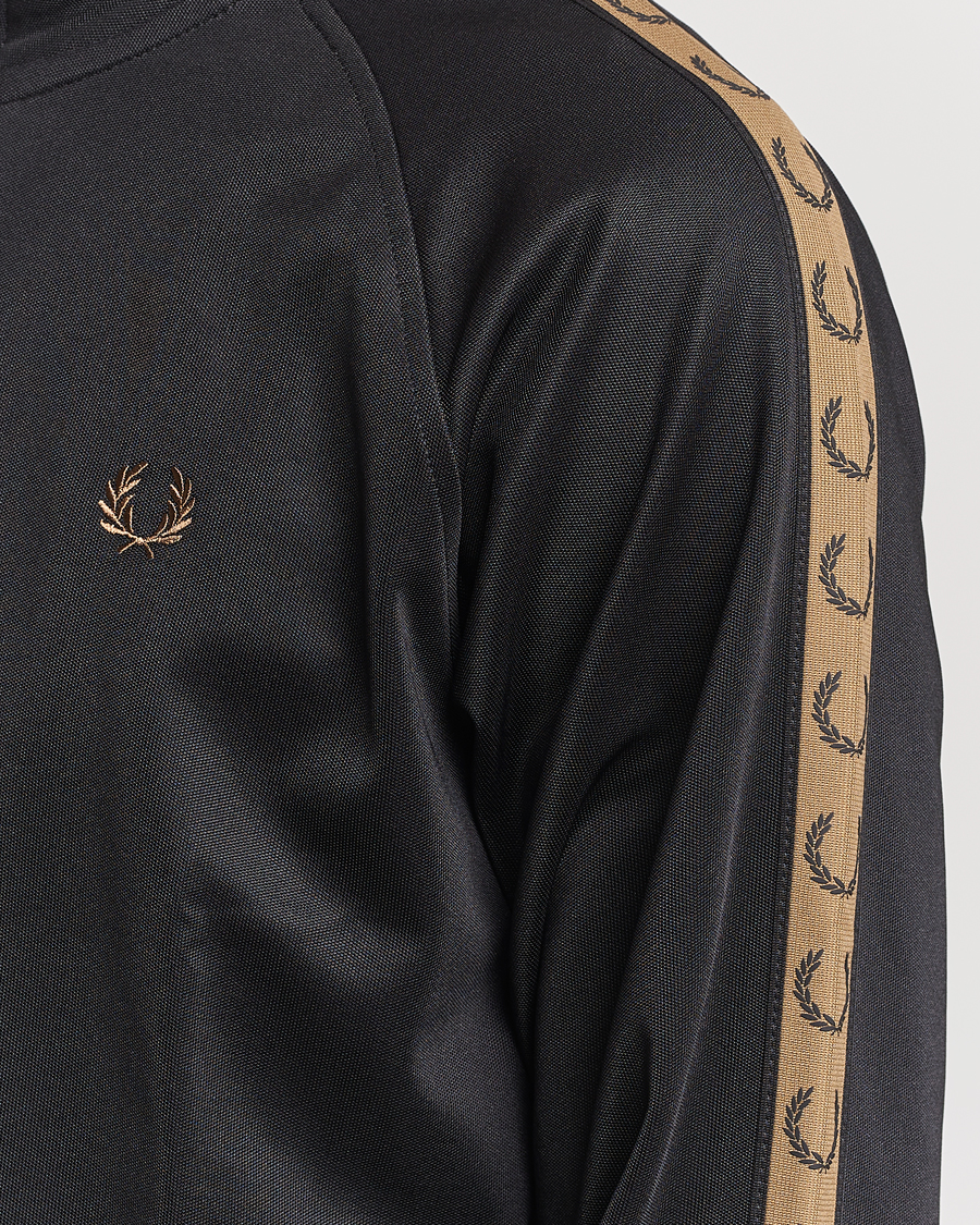 Mies | Puserot | Fred Perry | Taped Track Jacket Black