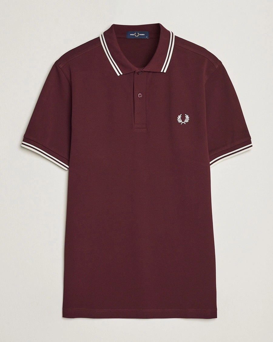 Mies | Pikeet | Fred Perry | Twin Tipped Polo Shirt Oxblood