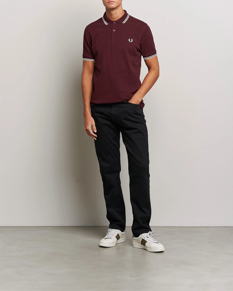 Mies | Pikeet | Fred Perry | Twin Tipped Polo Shirt Oxblood