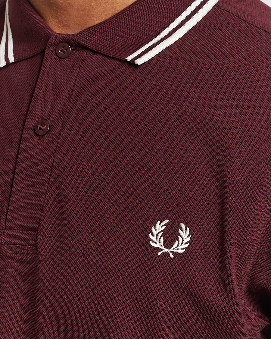 Mies | Pikeet | Fred Perry | Twin Tipped Polo Shirt Oxblood