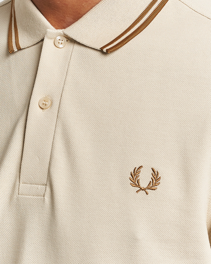 Mies | Pikeet | Fred Perry | Twin Tipped Polo Shirt Oatmeal