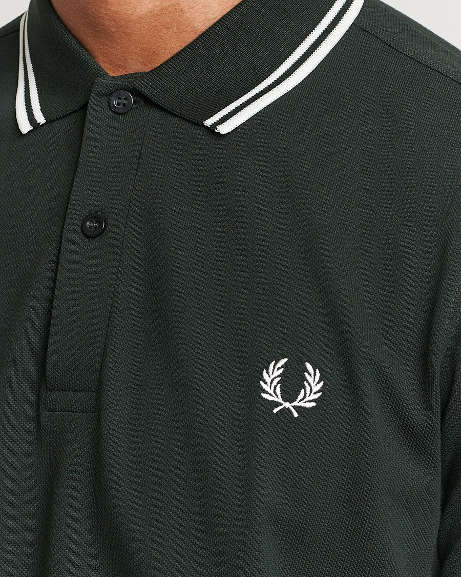 Mies | Pikeet | Fred Perry | Twin Tipped Polo Shirt Night Green