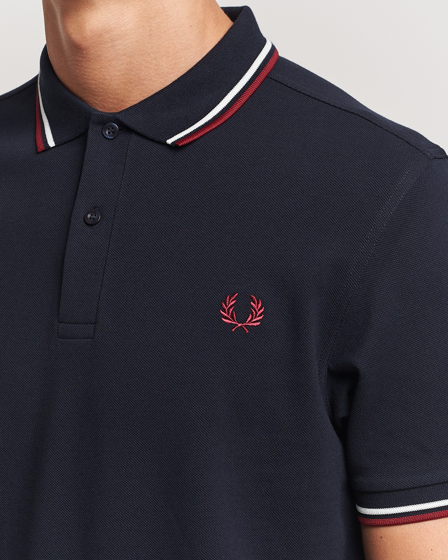 Mies | Pikeet | Fred Perry | Twin Tipped Polo Shirt Navy