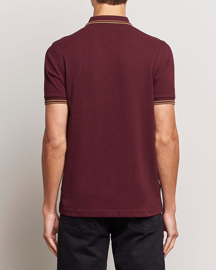 Mies | Pikeet | Fred Perry | Twin Tipped Polo Shirt Oxblood