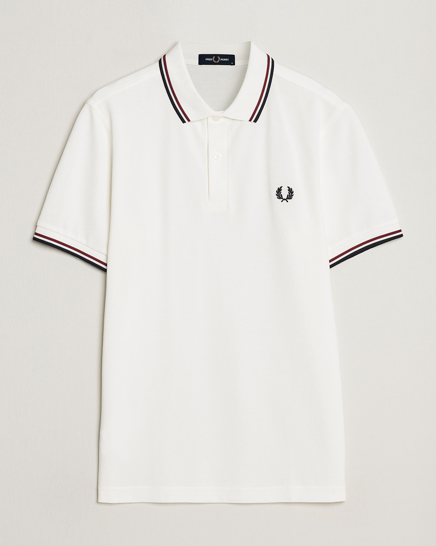 Mies |  | Fred Perry | Twin Tipped Polo Shirt Snow White