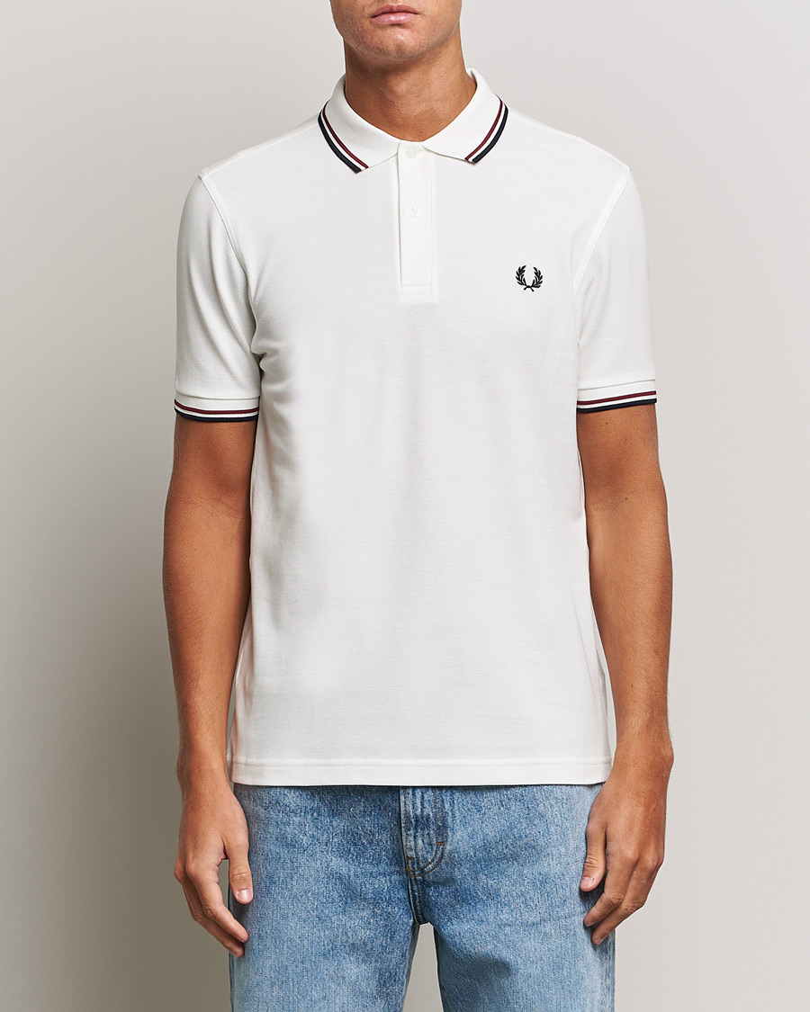Mies | Pikeet | Fred Perry | Twin Tipped Polo Shirt Snow White