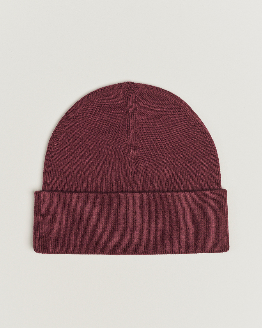 Mies | Fred Perry Merino Wool Beanie Oxblood | Fred Perry | Merino Wool Beanie Oxblood
