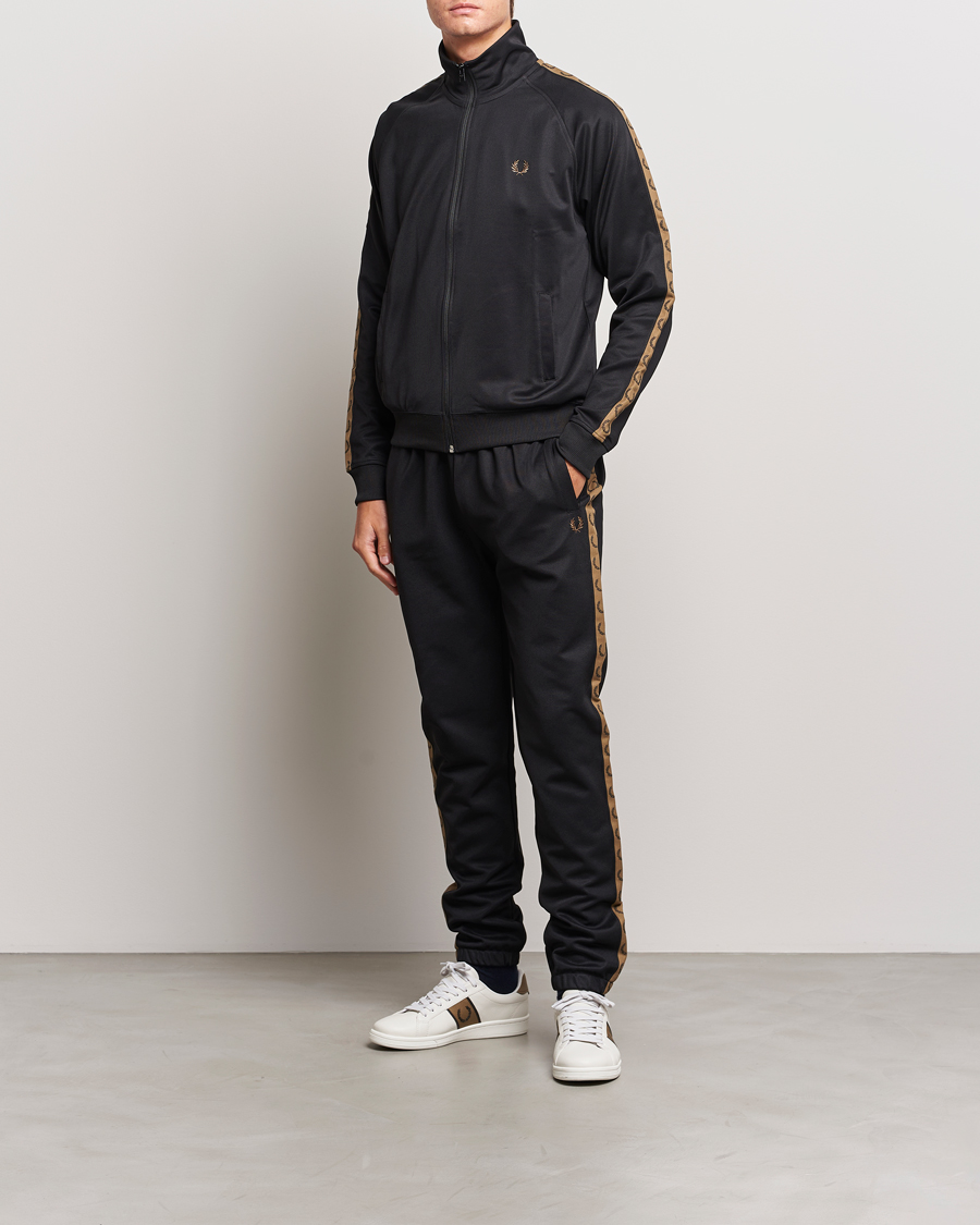 Mies | Housut | Fred Perry | Taped Track Pants Black