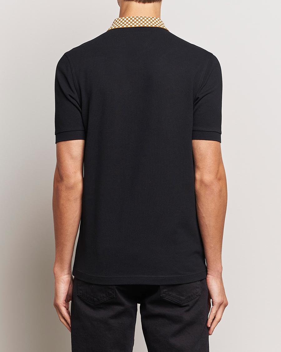 Mies | Pikeet | Fred Perry | Checkboard Collar Polo Black