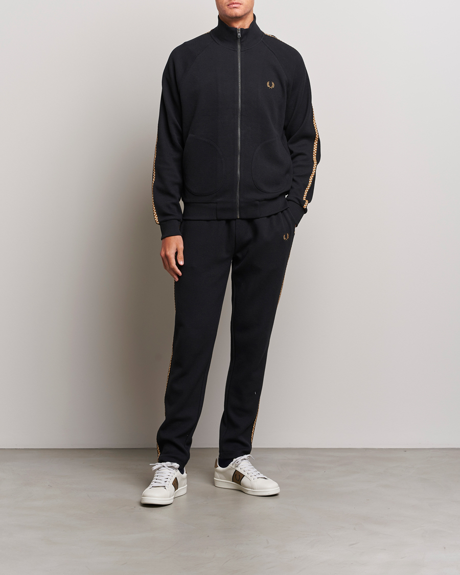 Mies | Housut | Fred Perry | Checkboard Taped Taped Trackpant Black