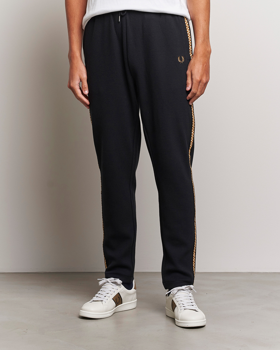 Mies |  | Fred Perry | Checkboard Taped Taped Trackpant Black
