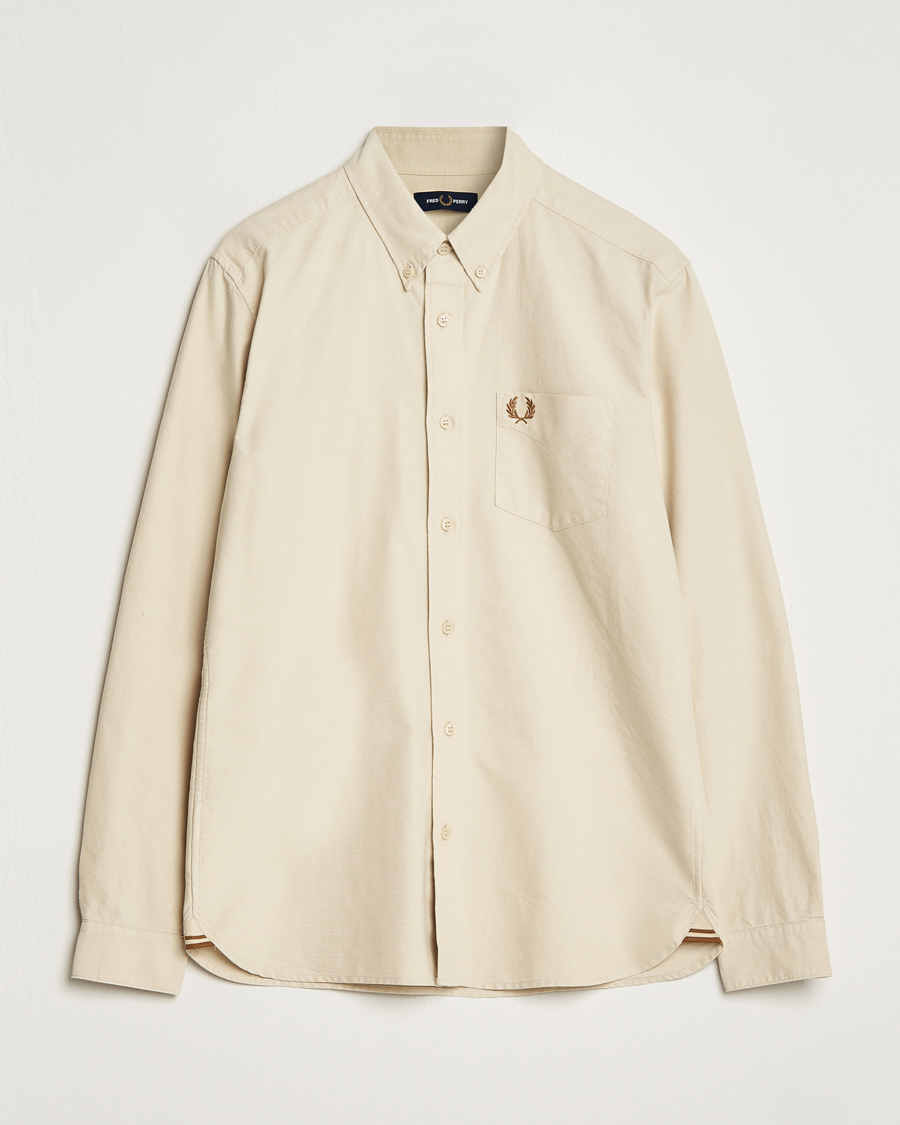 Mies | Kauluspaidat | Fred Perry | Oxford Shirt Oatmeal