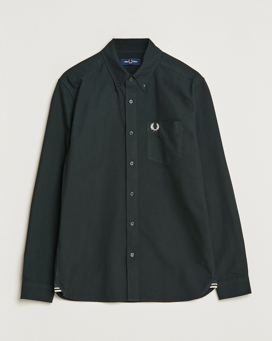 Mies | Kauluspaidat | Fred Perry | Oxford Shirt Night Green