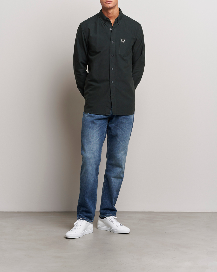 Mies | Kauluspaidat | Fred Perry | Oxford Shirt Night Green