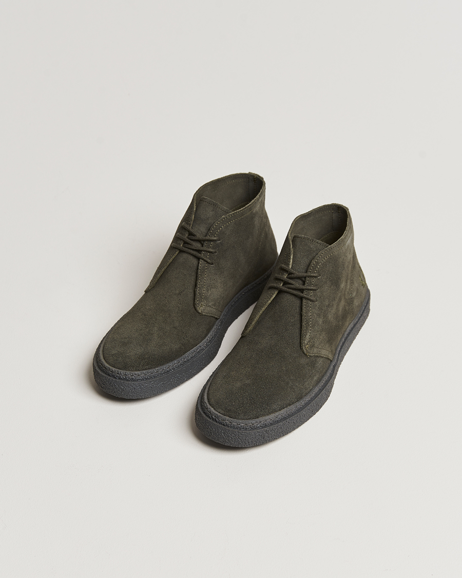 Mies |  | Fred Perry | Hawley Suede Chukka Boot Field Green