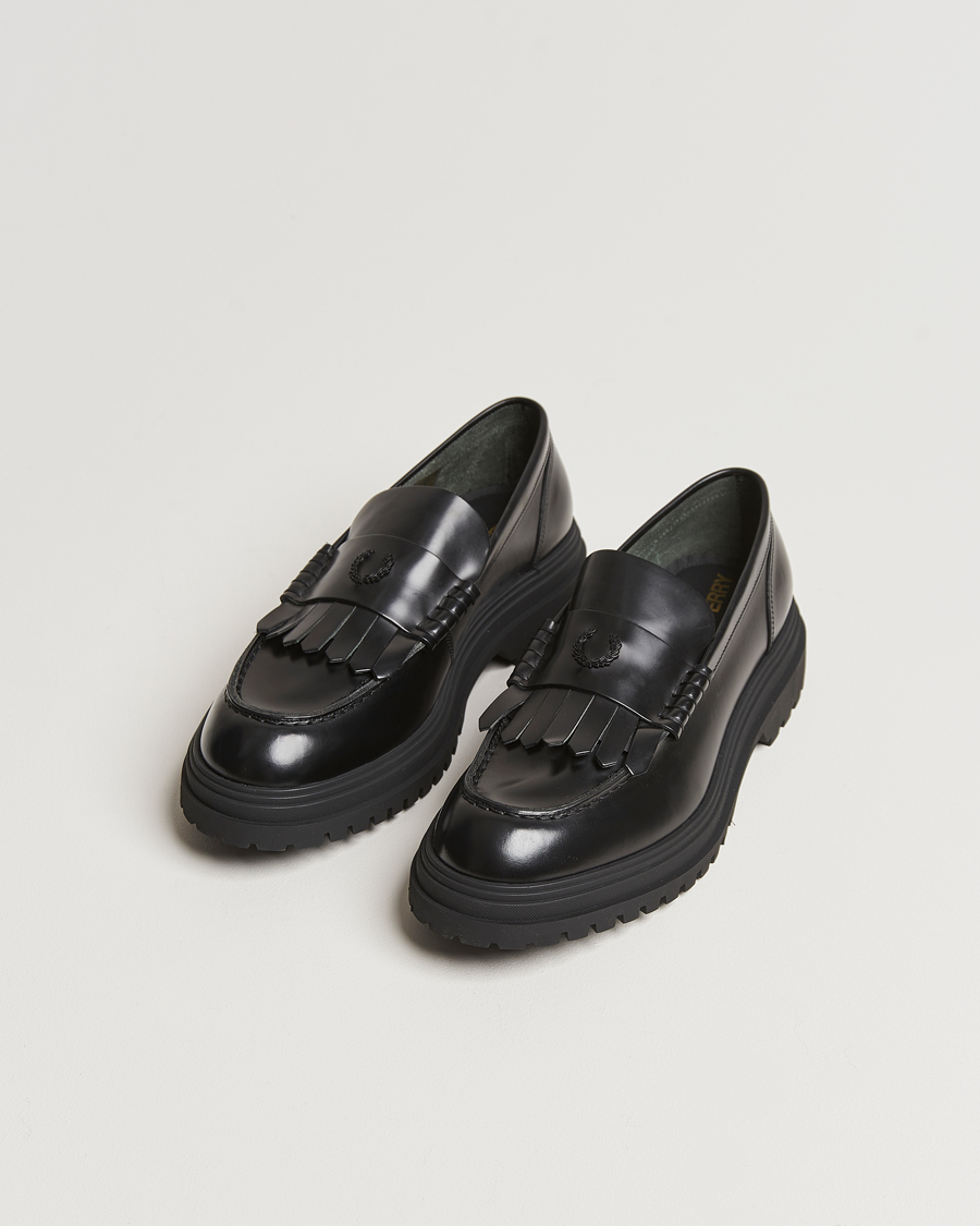 Mies |  | Fred Perry | FP Leather Loafer Black