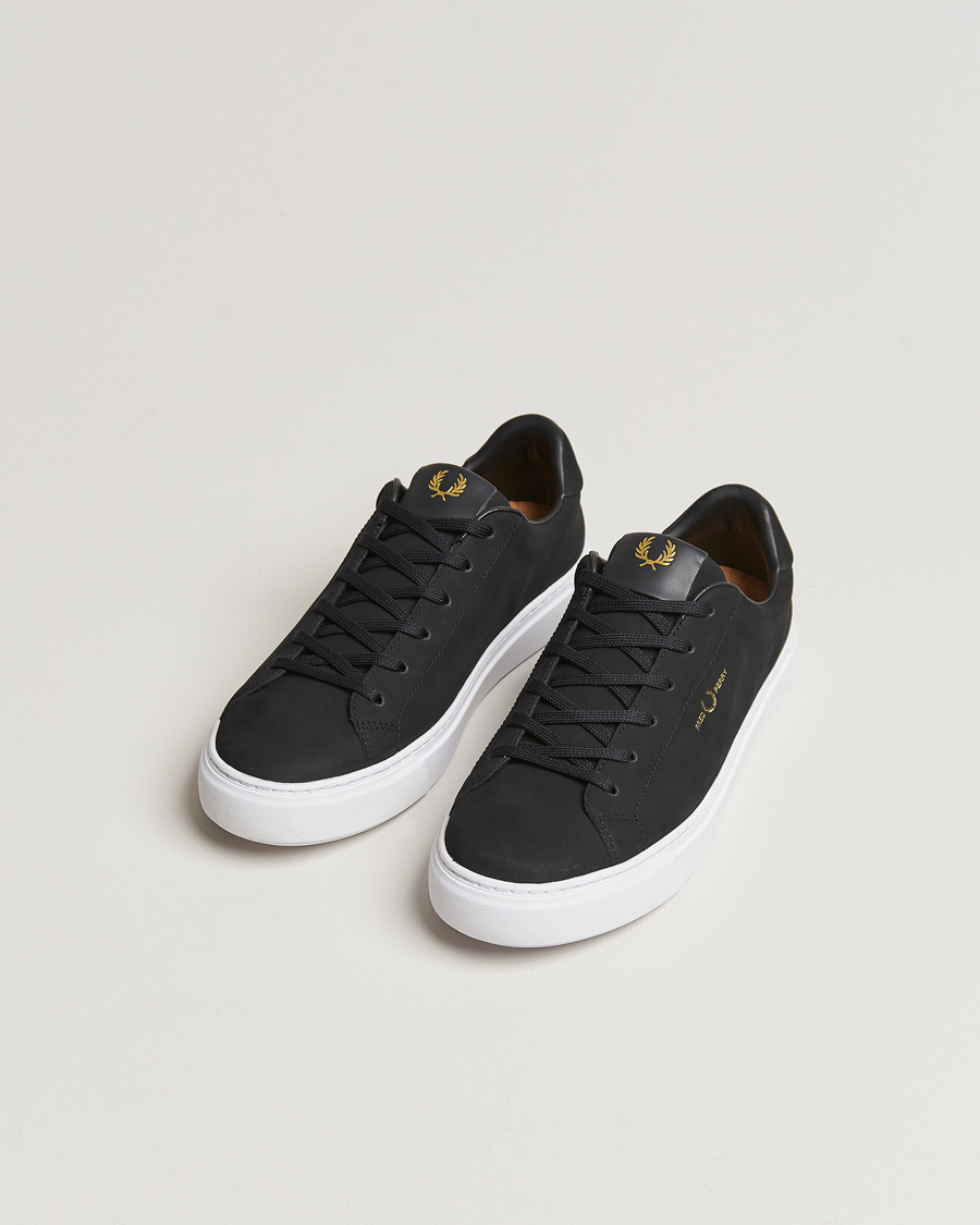 Mies | Fred Perry | Fred Perry | B71 Oiled Nubuc Sneaker Black