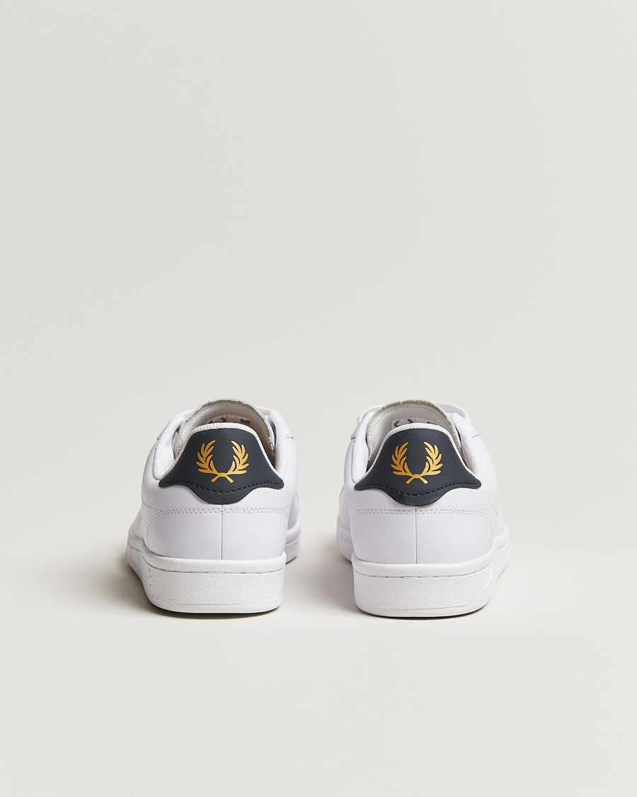 Mies | Tennarit | Fred Perry | B721 Leather Sneakers White/Navy