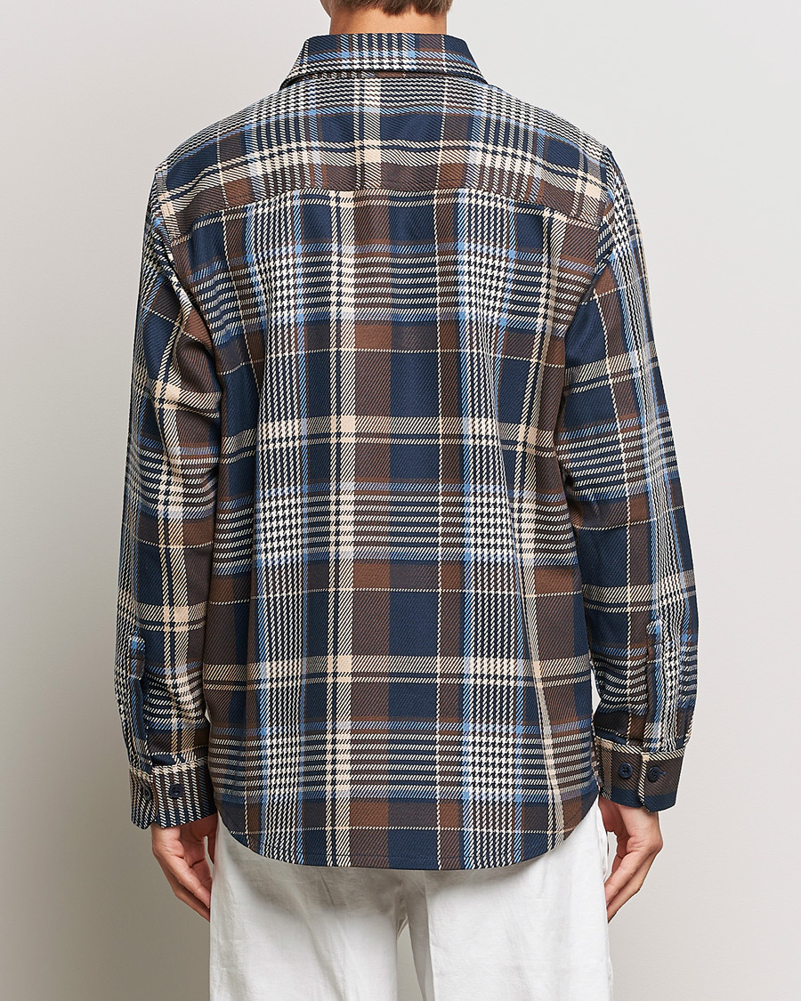Mies | Kauluspaidat | GANT | Heavy Twill Checked Overshirt Marine