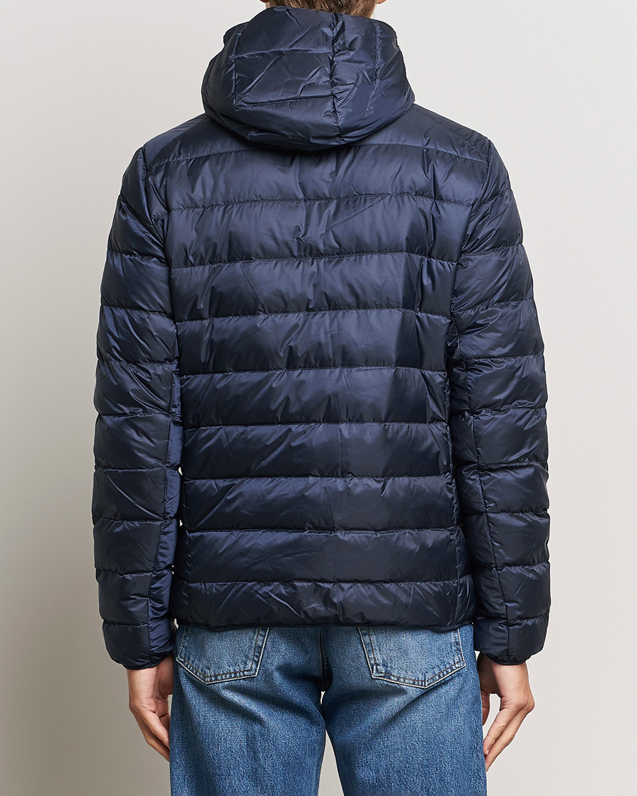 Mies | Takit | GANT | Light Down Hooded Jacket Evening Blue