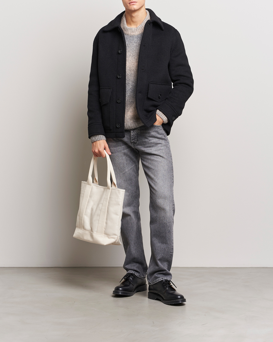Mies | Takit | GANT | Short Wool Jacket Black