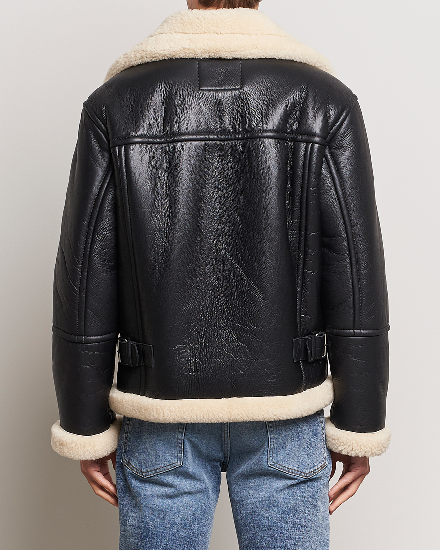Mies | Takit | Gant | Heavy Shearling Jacket Black