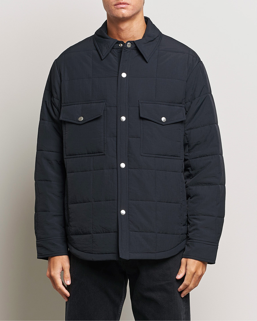 Mies |  | GANT | Quilted Shirt Jacket Black