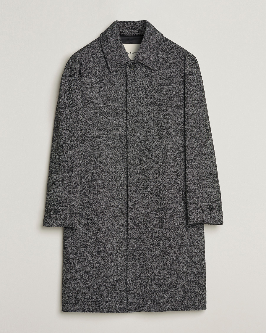 Mies | Takit | GANT | Relaxed Fit Wool Coat Ebony Black