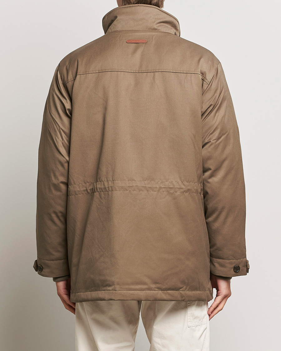 Mies | Takit | GANT | Flannel Padded Field jacket Desert Brown