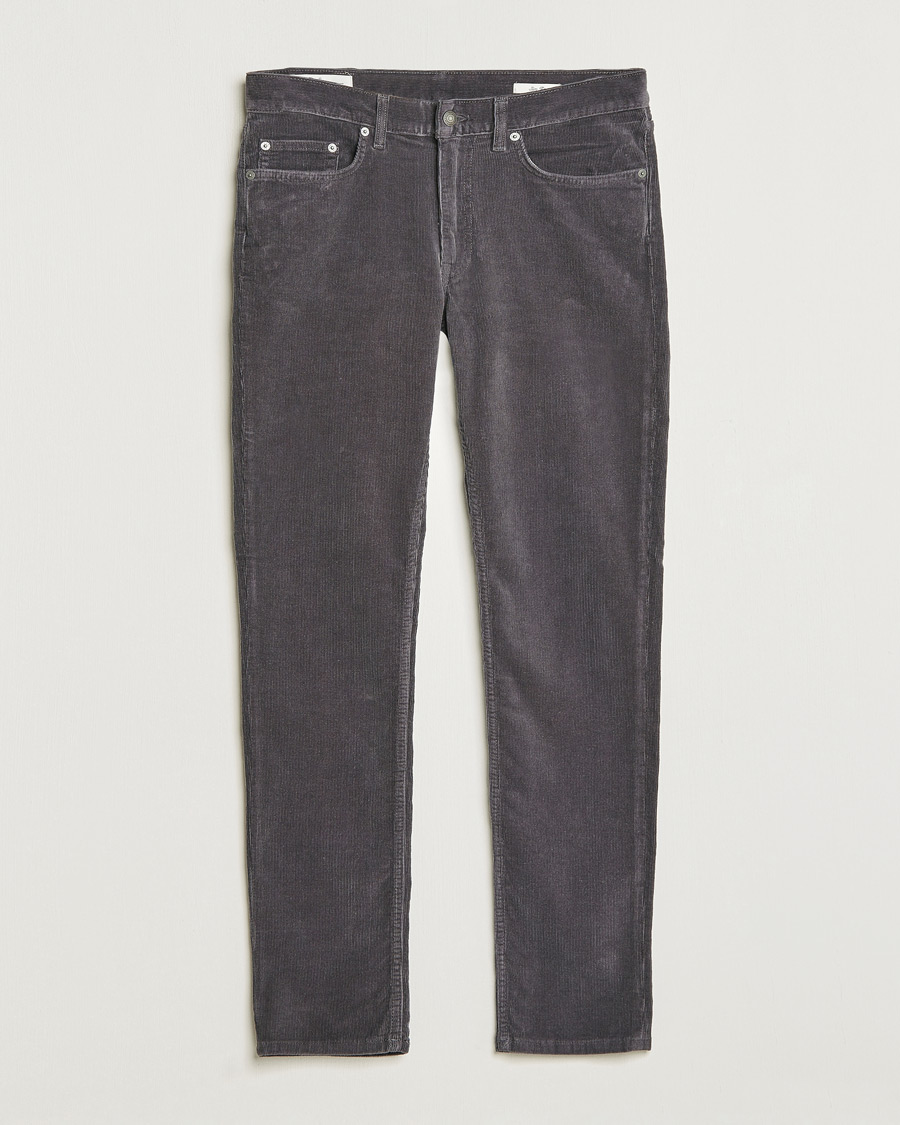 Mies | Housut | GANT | Cord 5-Pocket Jeans Antracite