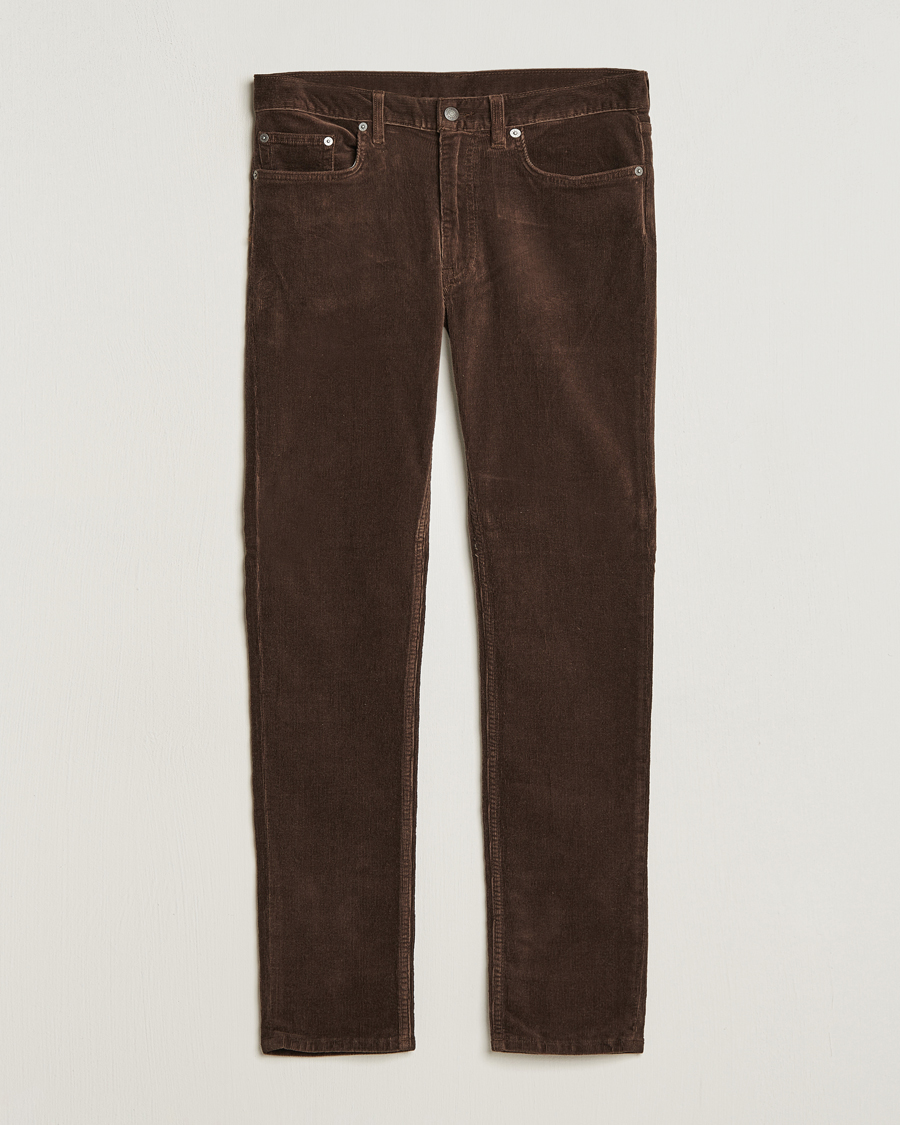 Mies | Housut | Gant | Cord 5-Pocket Jeans Rich Brown