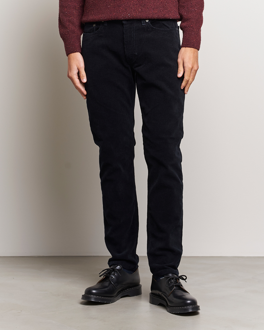 Mies | Vakosamettihousut | GANT | Cord 5-Pocket Jeans Evening Blue