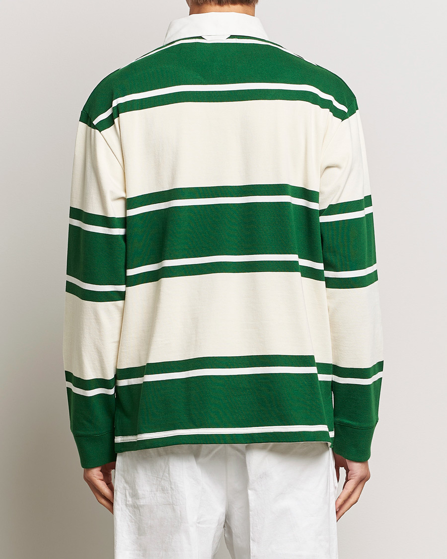 Mies | Puserot | GANT | Striped Heavy Rugger Strong Green