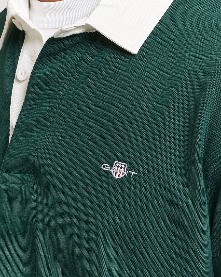 Mies | Puserot | GANT | Original Solid Heavy Rugger Tartan Green