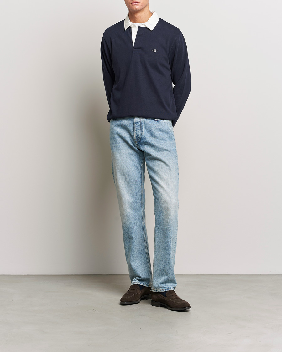 Mies | Puserot | GANT | Reg Shield Heavy Rugger Evening Blue