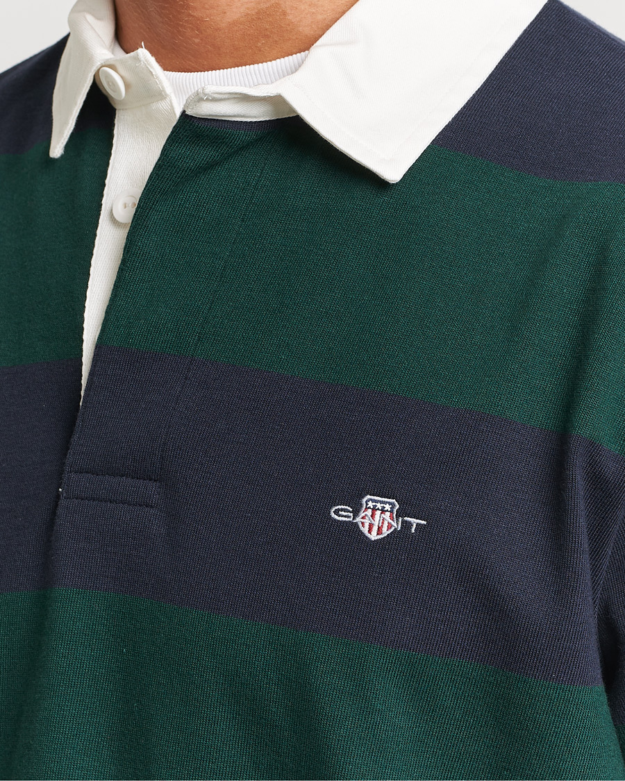 Mies | Puserot | GANT | Original Barstripe Heavy Rugger Tartan Green