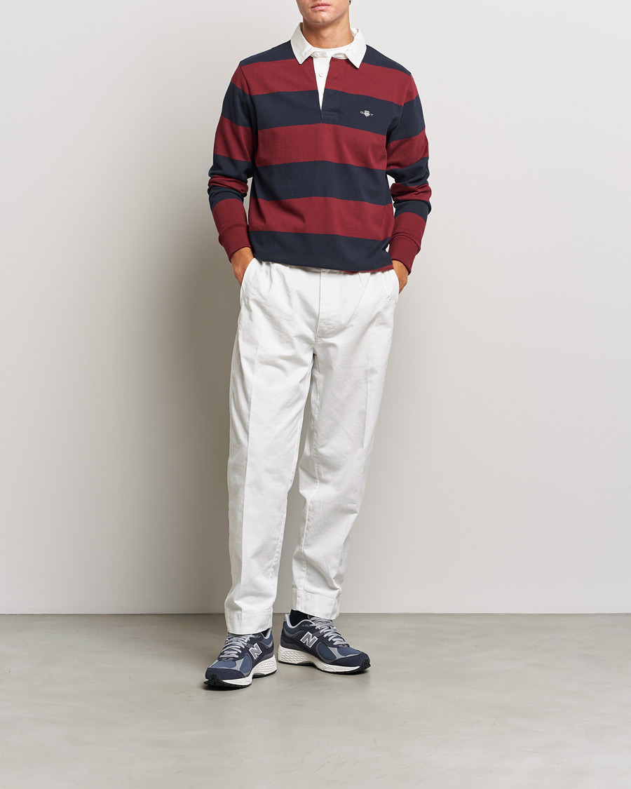Mies | Puserot | GANT | Original Barstripe Heavy Rugger Plumped Red