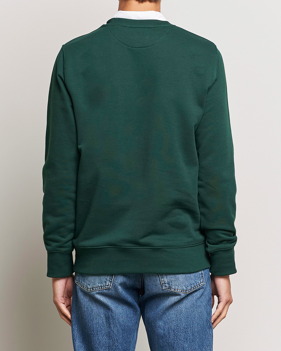 Mies | Puserot | GANT | Original Crew Neck Sweatshirt Tartan Green
