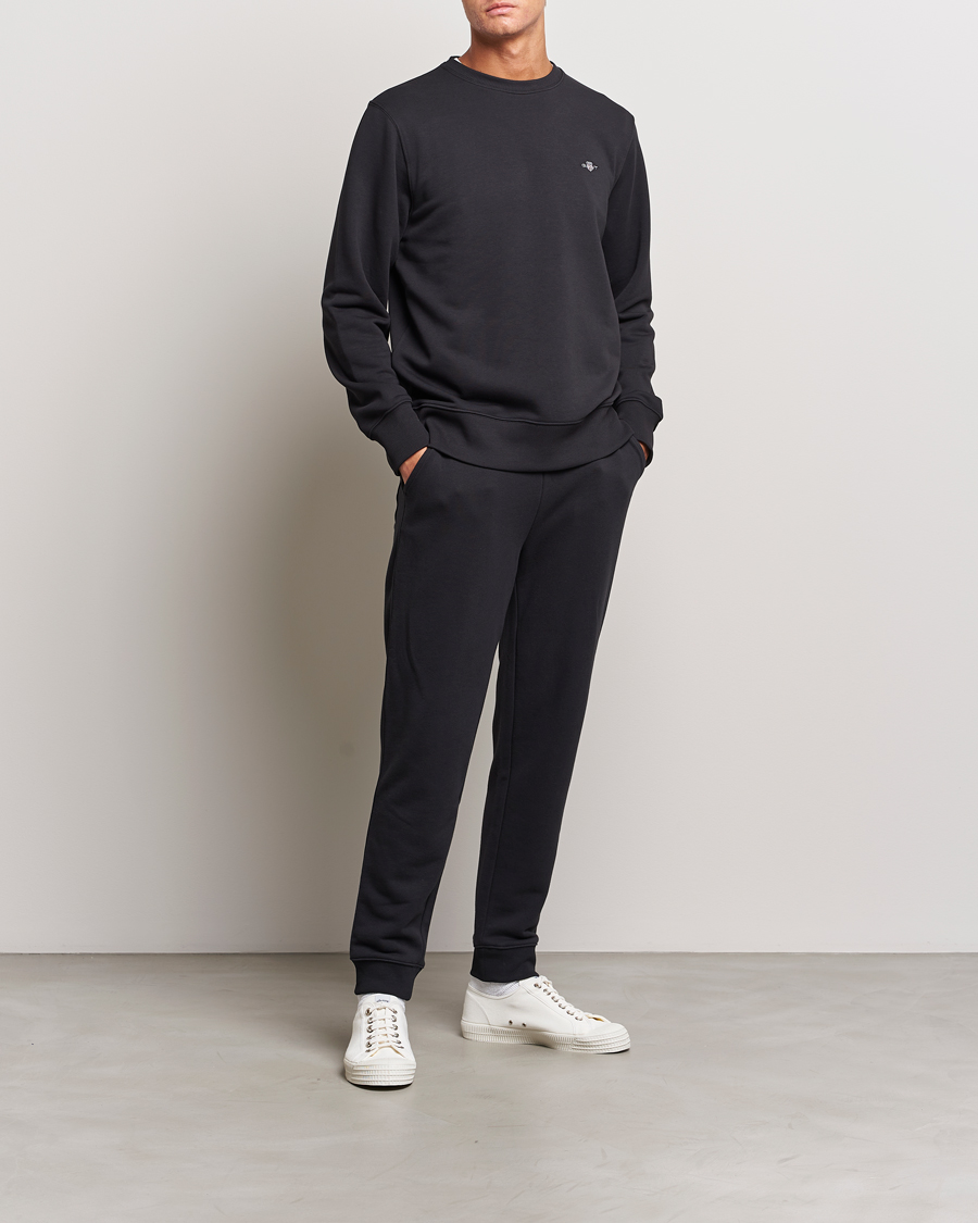 Mies | Puserot | Gant | Original Crew Neck Sweatshirt Black