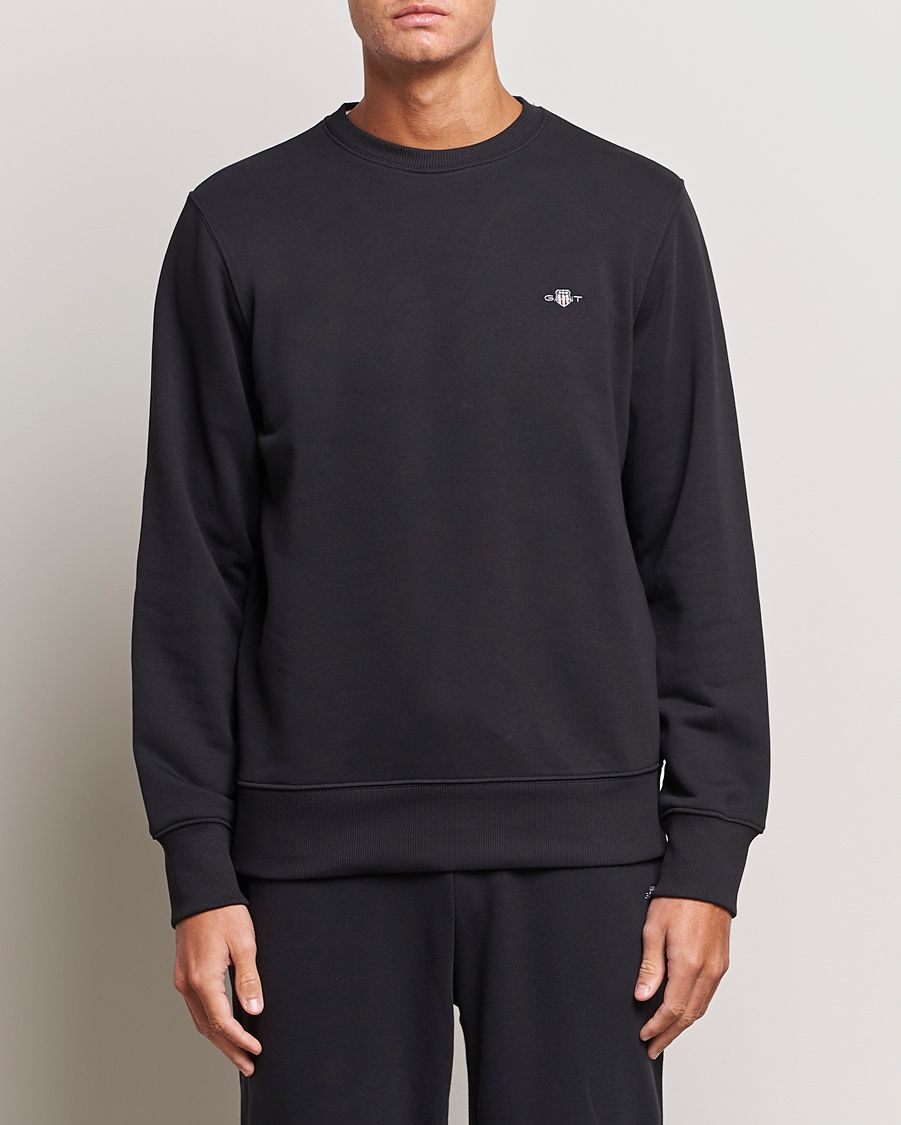 Mies | Puserot | Gant | Original Crew Neck Sweatshirt Black