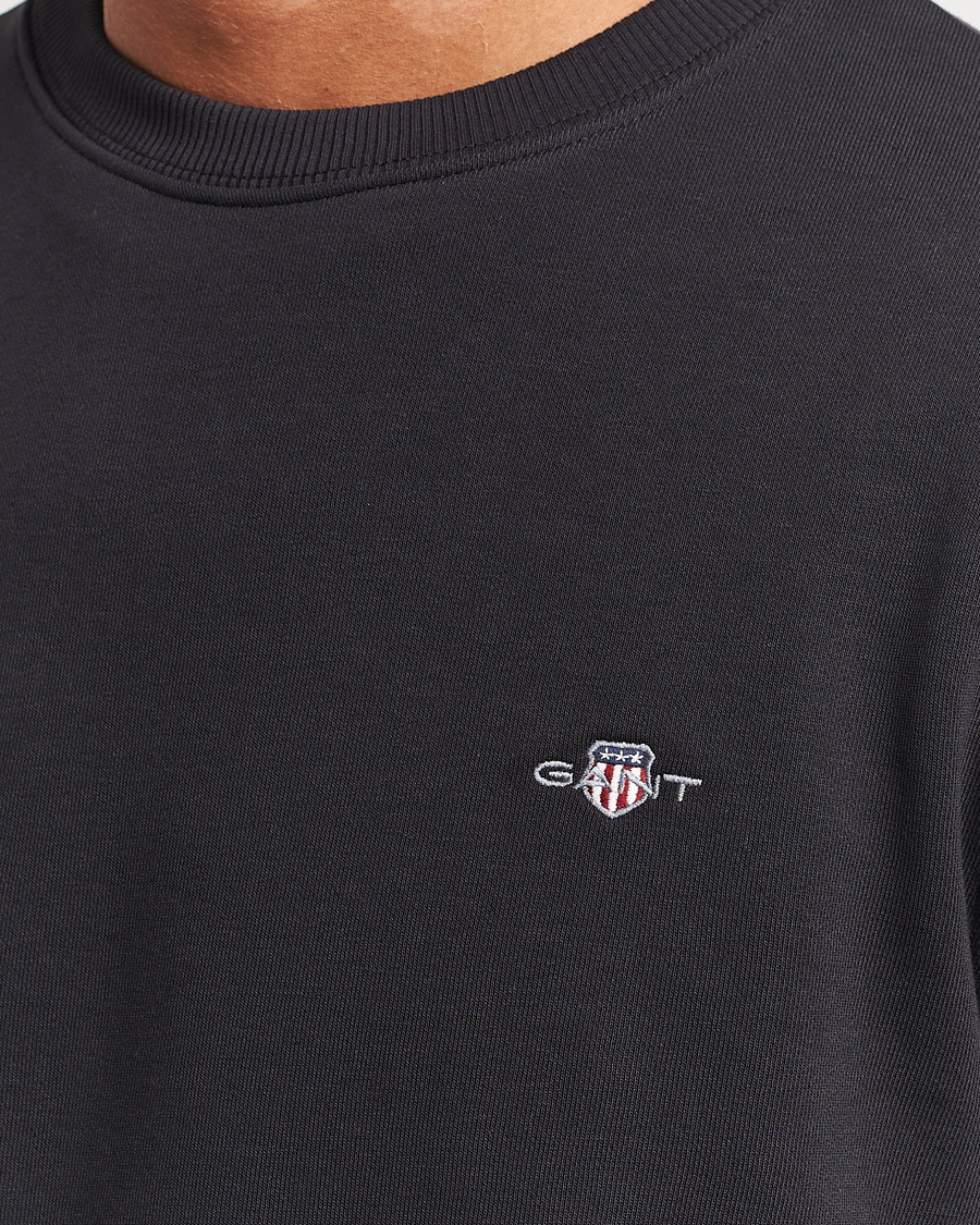 Mies | Puserot | Gant | Original Crew Neck Sweatshirt Black