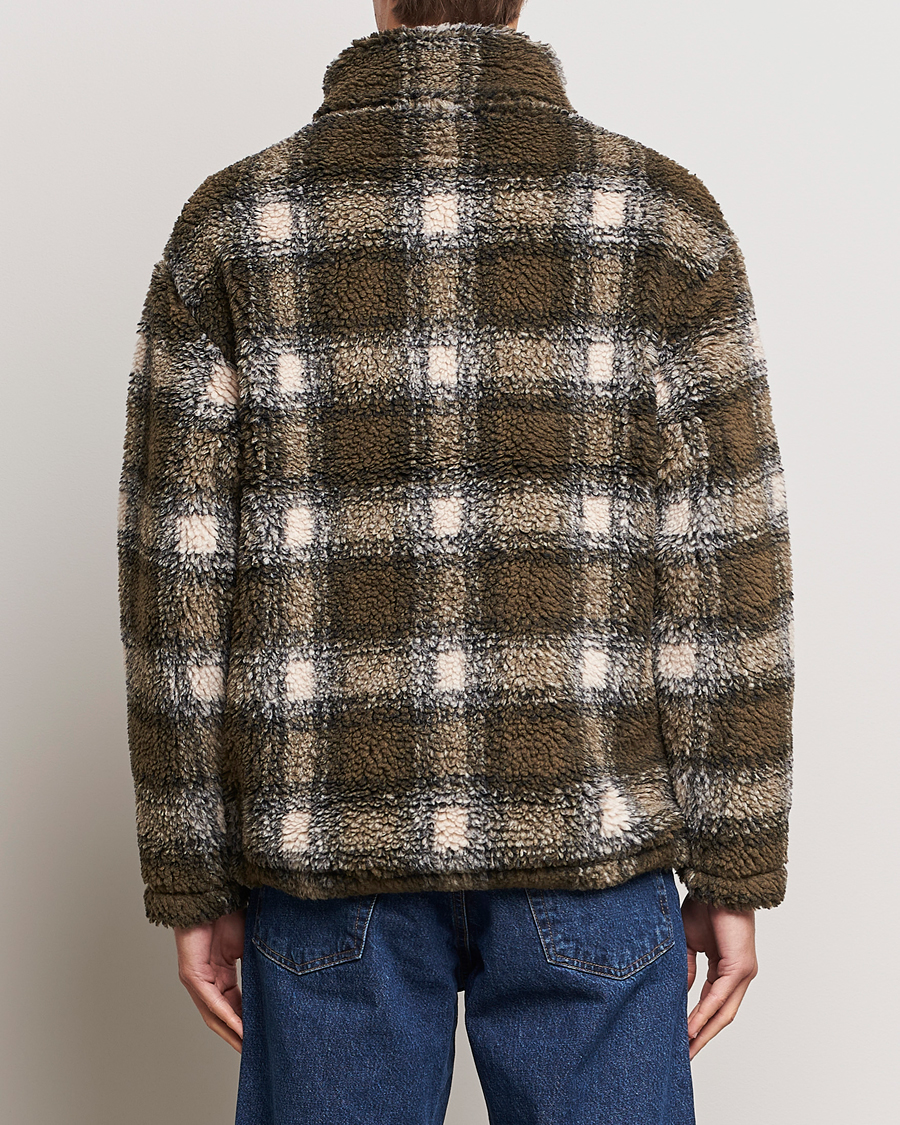 Mies | Puserot | GANT | Checked Shepra Fleece Full Zip Multi