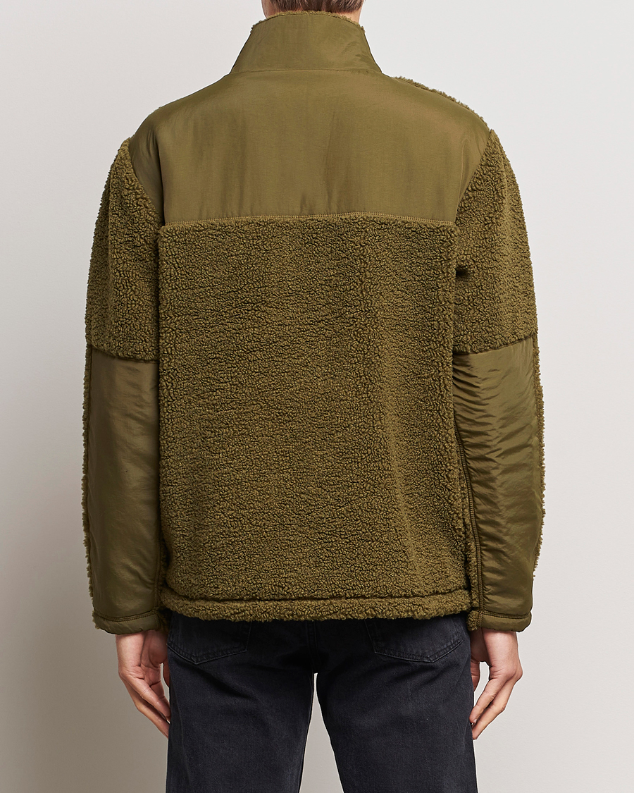 Mies | Puserot | GANT | Sherpa Fleece Full Zip Dark Cactus