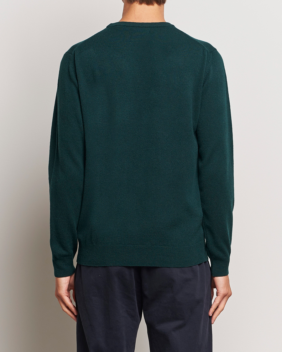 Mies | Puserot | GANT | Lambswool Crew Neck Pullover Tartan Green