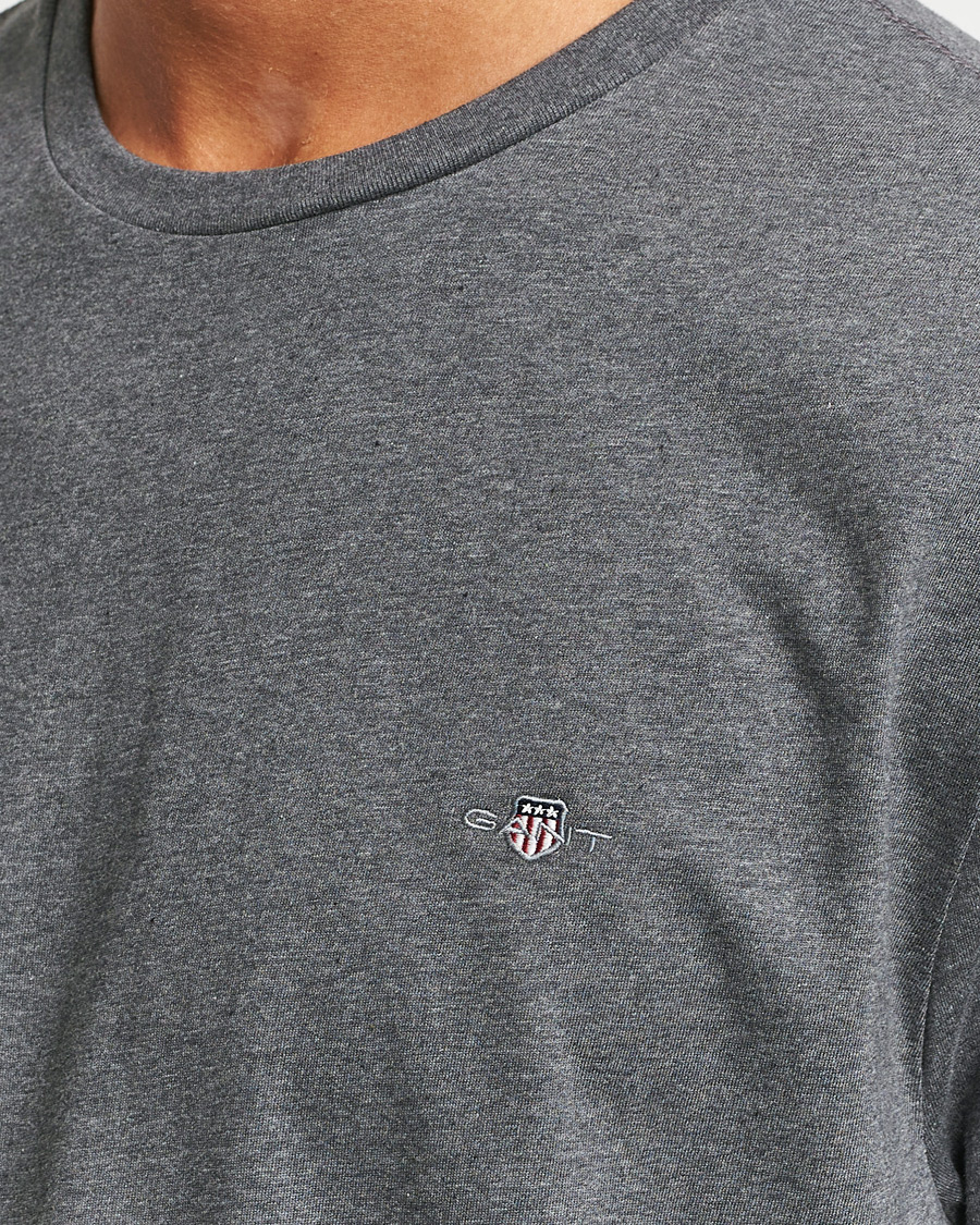 Mies | T-paidat | GANT | The Original T-shirt Antracite Melange