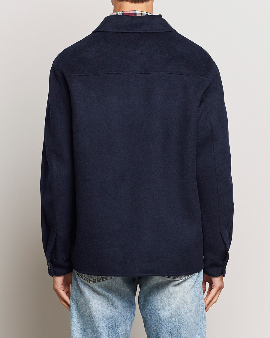 Mies | Takit | GANT | Wool Pocket Shirt Jacket Evening Blue