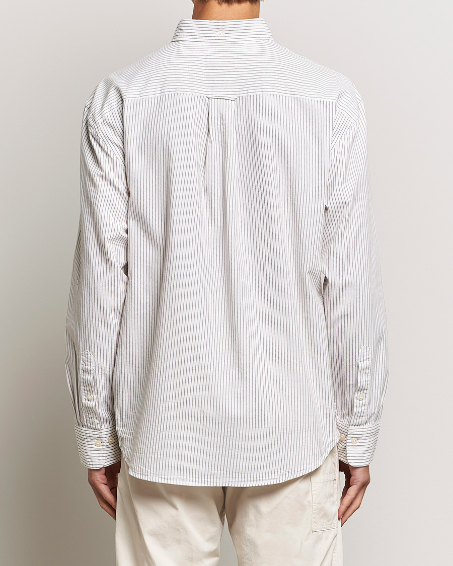 Mies | Kauluspaidat | GANT | Regular Fit Archive Oxford Striped Shirt Eggshell