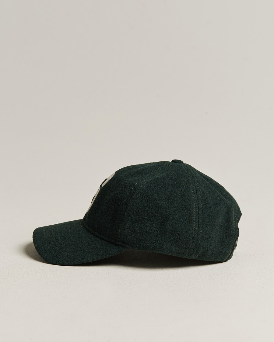Mies | GANT Badge Wool Cap Tartan Green | GANT | Badge Wool Cap Tartan Green