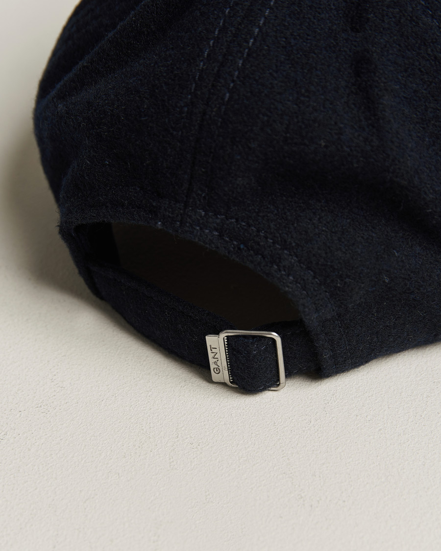 Mies | GANT Badge Wool Cap Evening Blue | GANT | Badge Wool Cap Evening Blue